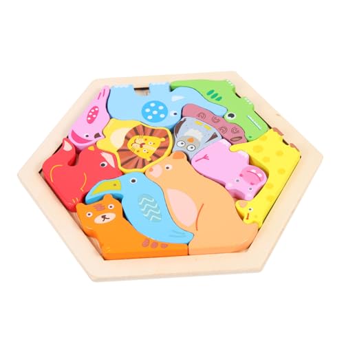 MILISTEN 1 Satz Holzpuzzle Tiermotiven für Lernspielzeug für Kleinkinder Jahre Formen und Farben Sicheres Holzmaterial Motorische Fähigkeiten Entwickeln MILISTEN 1 Satz Holzpuzzle Tiermotiven für Lernspielzeug für Kleinkinder Jahre Formen und Farben Sicheres Holzmaterial Motorische Fähigkeiten Entwickeln von Milisten