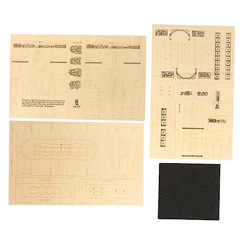 MILISTEN 1 Satz Holzpuzzle Triumphal Arch DIY Bastelspielzeug für Kreatives Puzzle Geduld und Kreativität als Dekoration für Zuhause und Büro von Milisten