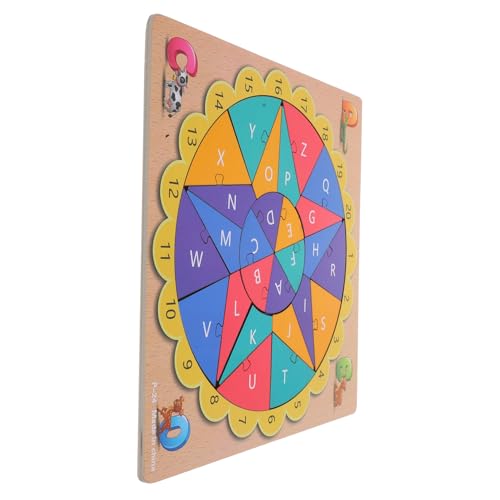 MILISTEN 1 Satz Holzpuzzle für Alphabet und Zahlenformen Kreatives Lernspielzeug Kognitiven Fähigkeiten und Logischem für Kleinkinder und Vorschulkinder MILISTEN 1 Satz Holzpuzzle für Alphabet und Zahlenformen Kreatives Lernspielzeug Kognitiven Fähigkeiten und Logischem für Kleinkinder und Vorschulkinder von Milisten