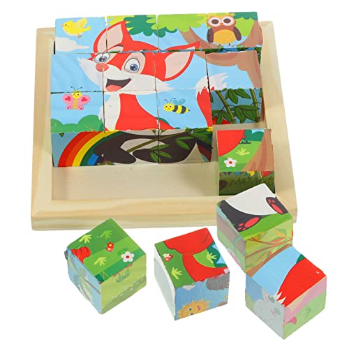 MILISTEN 1 Satz Holzpuzzle für Kleinkinder Teiliges Tiermotiv Pädagogisches Feinmotorik und Selbstvertrauen Sicheres und Langlebiges Holzspielzeug für Interaktive Eltern Spiele MILISTEN 1 Satz Holzpuzzle für Kleinkinder Teiliges Tiermotiv Pädagogisches Feinmotorik und Selbstvertrauen Sicheres und Langlebiges Holzspielzeug für Interaktive Eltern Spiele von Milisten
