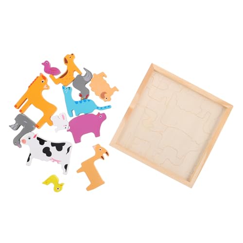 MILISTEN 1 Satz Holzpuzzle für Kleinkinder Tier Matching für Vorschulkinder Hand Auge Koordination und Kognitiven Fähigkeiten mit Bunten Farben und Ansprechendem Design für Kreative MILISTEN 1 Satz Holzpuzzle für Kleinkinder Tier Matching für Vorschulkinder Hand Auge Koordination und Kognitiven Fähigkeiten mit Bunten Farben und Ansprechendem Design für Kreative von Milisten