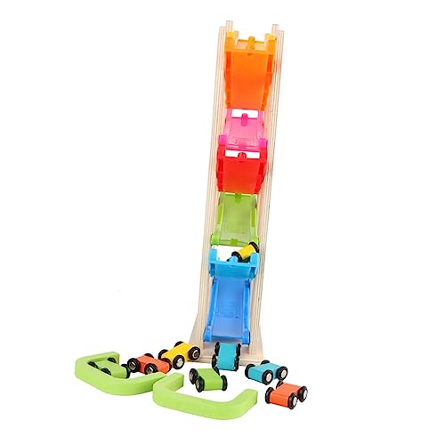 MILISTEN 1 Satz Kreatives Holzspielzeug Bunter Gliding Car Inertia Toy mit Holzrennbahn für Fördert die Geistige Entwicklung und Sicheres für Spielaktivitäten MILISTEN 1 Satz Kreatives Holzspielzeug Bunter Gliding Car Inertia Toy mit Holzrennbahn für Fördert die Geistige Entwicklung und Sicheres für Spielaktivitäten von Milisten