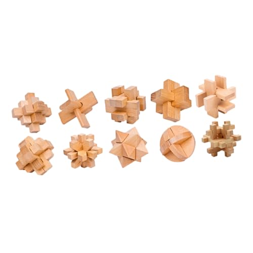 MILISTEN 1 Satz Luban Lock Puzzle Teiliges Iq Holzspielzeug für Erwachsene und Kreatives Denkspiel Geschicklichkeit für DIY Partys MILISTEN 1 Satz Luban Lock Puzzle Teiliges Iq Holzspielzeug für Erwachsene und Kreatives Denkspiel Geschicklichkeit für DIY Partys von Milisten
