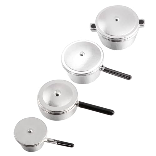 MILISTEN 1 Satz Mini Küchenutensilien aus Metall Teiliges Silbernes Kochgeschirr für Kreativität und Vorstellungskraft MILISTEN 1 Satz Mini Küchenutensilien aus Metall Teiliges Silbernes Kochgeschirr für Kreativität und Vorstellungskraft von Milisten