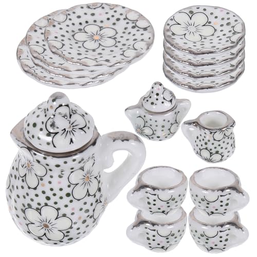 MILISTEN 1 Satz Mini-Teeset mit Puppe Teetasse Mini-Küchenzubehör als Tiny House Accessoires Rollenspielzubehör Mini-Teekannen-Tassen-Ornament Wohnkultur Keramik MILISTEN 1 Satz Mini-Teeset mit Puppe Teetasse Mini-Küchenzubehör als Tiny House Accessoires Rollenspielzubehör Mini-Teekannen-Tassen-Ornament Wohnkultur Keramik von Milisten