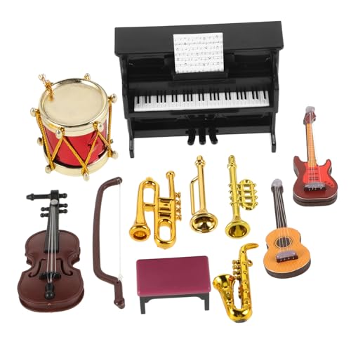 MILISTEN 1 Satz Mini-musikinstrumentenmodell Miniatur -geigen -musikinstrumente Dekorationen Für Musikinstrumente Puppe Violine Miniatur Gitarre Mini-geigenspielzeug Musical Plastik MILISTEN 1 Satz Mini-musikinstrumentenmodell Miniatur -geigen -musikinstrumente Dekorationen Für Musikinstrumente Puppe Violine Miniatur Gitarre Mini-geigenspielzeug Musical Plastik von Milisten