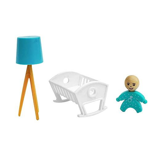 MILISTEN 1 Satz Miniatur Babybett Stehlampe für Puppenhaus Teiliges Set für Kinderzimmer Dekoration Zubehör für Miniaturmöbel und Sammler MILISTEN 1 Satz Miniatur Babybett Stehlampe für Puppenhaus Teiliges Set für Kinderzimmer Dekoration Zubehör für Miniaturmöbel und Sammler von Milisten