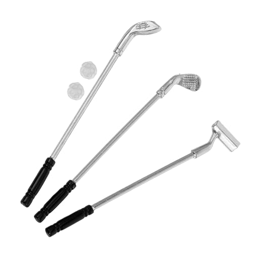 MILISTEN 1 Satz Minigolfschläger Miniatur üben Golfbälle Golfspielzeug Puppenhaus-Golf Spielzeuggolfprodukte Sportspielzeug Golfsimulator Golf für Kleinkinder Legierung Schwarz MILISTEN 1 Satz Minigolfschläger Miniatur üben Golfbälle Golfspielzeug Puppenhaus-Golf Spielzeuggolfprodukte Sportspielzeug Golfsimulator Golf für Kleinkinder Legierung Schwarz von Milisten