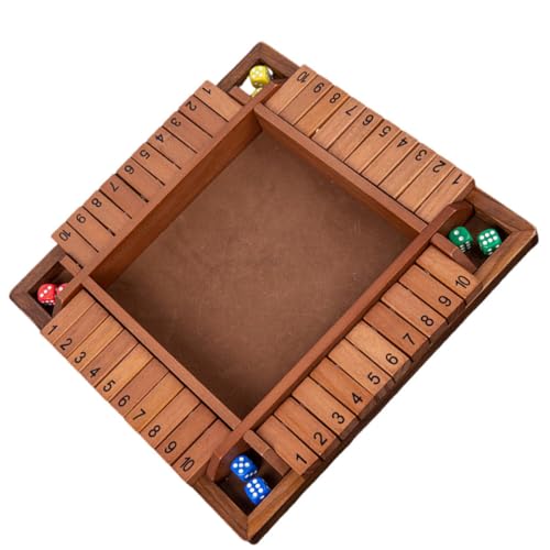 MILISTEN 1 Satz Multiplayer Trinkspiel Holzspielzeug Digitales Flip Board Game für Erwachsene Interaktives Partyspiel mit Schüttelwürfeln Gesellschaftsspiel für Freunde und Familie MILISTEN 1 Satz Multiplayer Trinkspiel Holzspielzeug Digitales Flip Board Game für Erwachsene Interaktives Partyspiel mit Schüttelwürfeln Gesellschaftsspiel für Freunde und Familie von Milisten