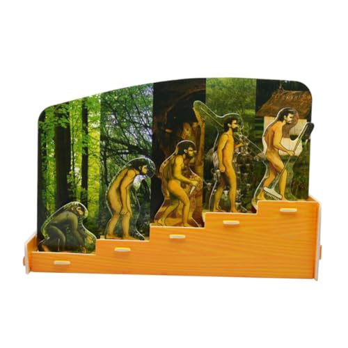MILISTEN 1 Satz Pädagogisches Menschliche Evolution Puzzle DIY Jigsaw für Wissenschafts und Geschichtserkennung Sicheres und Kreatives Lernspielzeug für Zuhause von Milisten