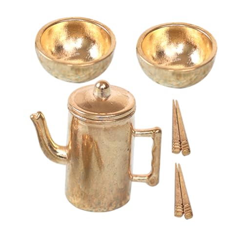 MILISTEN 1 Satz Puppenhaus Geschirr Ornament Puppenhaus-Miniatur-Essstäbchen Mini-Essstäbchen Puppenhaus-Wasserkocher-Modell Puppenhausverzierung Puppenhaus Teekessel Metall Golden MILISTEN 1 Satz Puppenhaus Geschirr Ornament Puppenhaus-Miniatur-Essstäbchen Mini-Essstäbchen Puppenhaus-Wasserkocher-Modell Puppenhausverzierung Puppenhaus Teekessel Metall Golden von Milisten