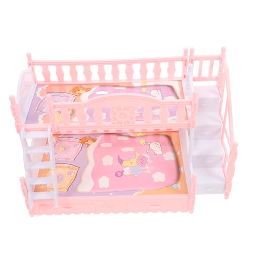 MILISTEN 1 Satz Puppenhausbettwäsche Puppenhaus Bett Winziges Bett Etagenbett Für Puppen Puppenhaus Miniaturmöbel Puppenhausmöbel Requisiten Miniaturen Etagenbett- Stoff Rosa MILISTEN 1 Satz Puppenhausbettwäsche Puppenhaus Bett Winziges Bett Etagenbett Für Puppen Puppenhaus Miniaturmöbel Puppenhausmöbel Requisiten Miniaturen Etagenbett- Stoff Rosa von Milisten