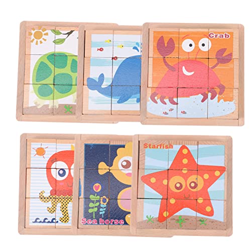 MILISTEN 1 Satz Puzzle für Cartoon Lernspielzeug mit Bunten Blöcken Pädagogisches Puzzle Kreativität und Farberkennung für Kleinkinder und Vorschulkinder MILISTEN 1 Satz Puzzle für Cartoon Lernspielzeug mit Bunten Blöcken Pädagogisches Puzzle Kreativität und Farberkennung für Kleinkinder und Vorschulkinder von Milisten