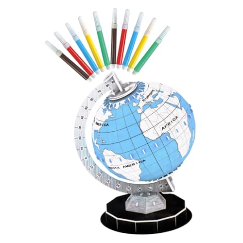MILISTEN 1 Satz Puzzle für DIY Lernspielzeug mit Sicher Grat für Kreative Geographie Erfahrungen im Freien und Drinnen Fördert Selbstvertrauen von Milisten