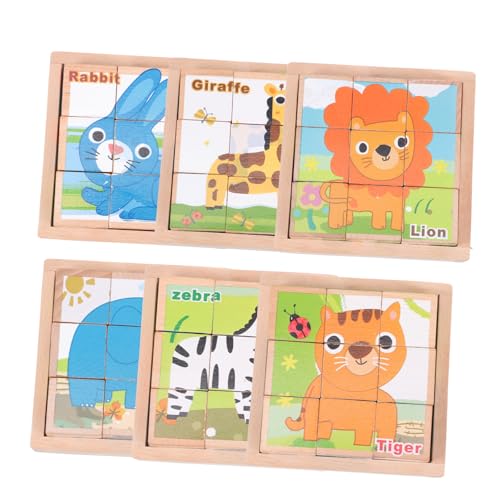 MILISTEN 1 Satz Puzzle für Pädagogisches Teiliges mit Tiermotiven Fördert und Formerkennnisse für Kreatives und Frühe Entwicklung MILISTEN 1 Satz Puzzle für Pädagogisches Teiliges mit Tiermotiven Fördert und Formerkennnisse für Kreatives und Frühe Entwicklung von Milisten