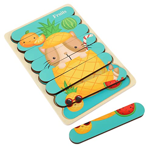 MILISTEN 1 Satz Riegel -puzzlespielzeug Rätsel Für Kleinkinder Holzpuzzles Für Puzzle- Für Kleinkinder Lernpuzzle Holz-gemüse-Obst-Puzzle Holzpuzzle Für Hölzern MILISTEN 1 Satz Riegel -puzzlespielzeug Rätsel Für Kleinkinder Holzpuzzles Für Puzzle- Für Kleinkinder Lernpuzzle Holz-gemüse-Obst-Puzzle Holzpuzzle Für Hölzern von Milisten