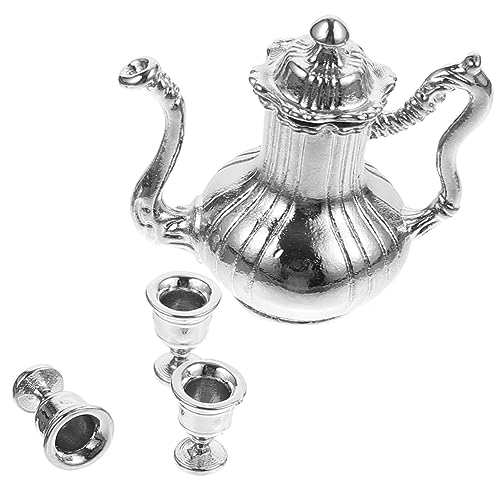 MILISTEN 1 Satz Satz Mini - Ornamente Zubehör für Puppenhäuser Puppenhaus Teetasse Miniatur -Teetasse Mini -Teetassen Mini-Teetassen Mini-Küchenzubehör Metall Silver MILISTEN 1 Satz Satz Mini - Ornamente Zubehör für Puppenhäuser Puppenhaus Teetasse Miniatur -Teetasse Mini -Teetassen Mini-Teetassen Mini-Küchenzubehör Metall Silver von Milisten