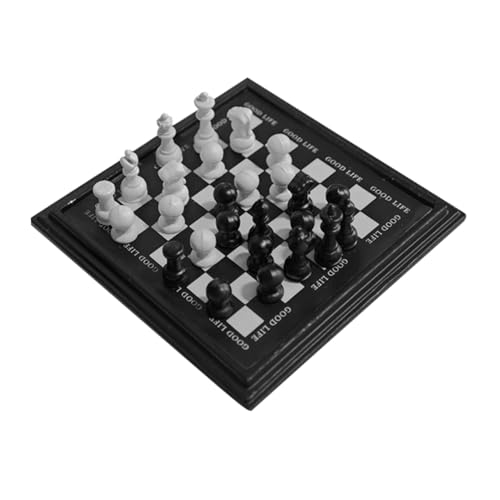 MILISTEN 1 Satz Satz Miniatur-Schachbrettmodell Schachspiel Magnet Schachbrett Mini-Schachbrett Dame-Brettspiel für Legierung MILISTEN 1 Satz Satz Miniatur-Schachbrettmodell Schachspiel Magnet Schachbrett Mini-Schachbrett Dame-Brettspiel für Legierung von Milisten
