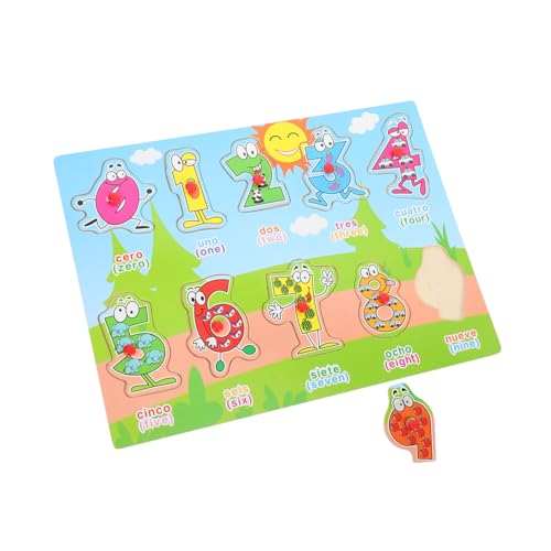 MILISTEN 1 Satz Spanisches Lernpuzzle für Kleinkinder mit Formsortierbrett Pädagogisches Konzentration und Motorischen Fähigkeiten für Vorschulkinder MILISTEN 1 Satz Spanisches Lernpuzzle für Kleinkinder mit Formsortierbrett Pädagogisches Konzentration und Motorischen Fähigkeiten für Vorschulkinder von Milisten