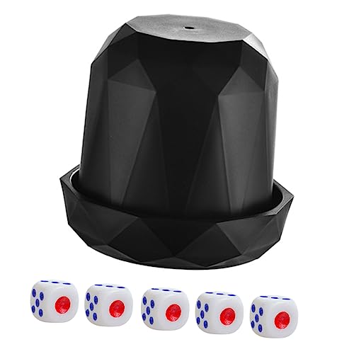 MILISTEN 1 Satz Stille Würfel Set Partyspiel Zubehör Für Brettspiele Schwarz Abs MILISTEN 1 Satz Stille Würfel Set Partyspiel Zubehör Für Brettspiele Schwarz Abs von Milisten