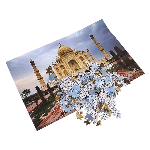 MILISTEN 1 Satz Teile Puzzlespiel Kreatives Papier Puzzle mit Mahal Muster Fördert Logisches und Spaß Beim für Freunde von Milisten