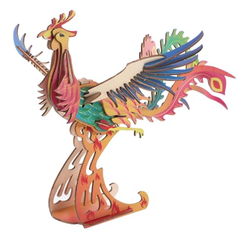 MILISTEN 1 Set Phoenix Dreidimensionales Puzzle Phoenix Spielzeugmodell Tierpuzzle Tiermodelle Modellbausätze Vogelmodell DIY Tier Holzhandwerk Holz MILISTEN 1 Set Phoenix Dreidimensionales Puzzle Phoenix Spielzeugmodell Tierpuzzle Tiermodelle Modellbausätze Vogelmodell DIY Tier Holzhandwerk Holz von Milisten