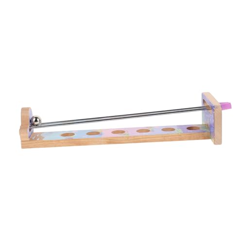 MILISTEN 1 Stück Clip Clutch -Spiel Planke Reaktionstrainingsspiel Brettspiel rollendes Stahlkugel-Spielspielzeug Praktisches Trainingsspielzeug für Holz Lavendel von Milisten