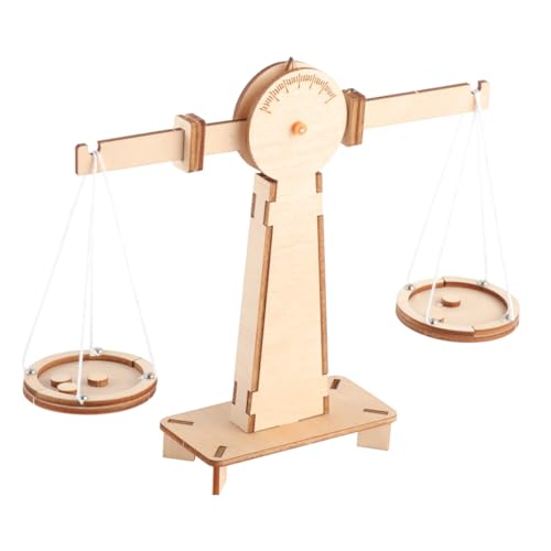 MILISTEN 1 Stück DIY Holz Balanciertäschchen Lehrspielzeug zur Gewichtsmessung für Ab Jahren Fördert Balance und Interaktivität zwischen Eltern und Kindern aus Hochwertigem Holz Gefertigt von Milisten