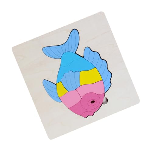 MILISTEN 1 Stück Holz Puzzle Intelligentes Geduldsspiel mit Buntem Fischdesign Fördert Kreativität und Motorische Fähigkeiten bei Kleinkindern für Frühkindliche Bildung MILISTEN 1 Stück Holz Puzzle Intelligentes Geduldsspiel mit Buntem Fischdesign Fördert Kreativität und Motorische Fähigkeiten bei Kleinkindern für Frühkindliche Bildung von Milisten