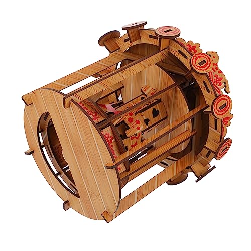 MILISTEN 1 Stück Holzkarussell Puzzle DIY Bausatz für Einfach zu Montieren Fördert Kreativität und Interaktion für Schreibtisch oder Regal MILISTEN 1 Stück Holzkarussell Puzzle DIY Bausatz für Einfach zu Montieren Fördert Kreativität und Interaktion für Schreibtisch oder Regal von Milisten