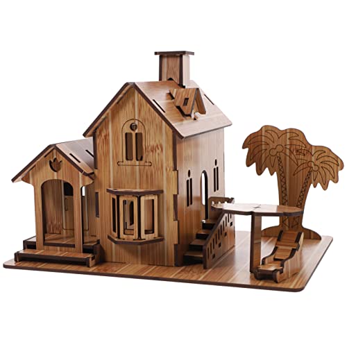 MILISTEN 1 Stück Puzzle Haus Modell DIY Villa aus Holz für Kreatives Bastelspielzeug Feinmotorik und Problemlösungsfähigkeiten Sicheres und Umweltfreundliches Material für Gemeinsames mit MILISTEN 1 Stück Puzzle Haus Modell DIY Villa aus Holz für Kreatives Bastelspielzeug Feinmotorik und Problemlösungsfähigkeiten Sicheres und Umweltfreundliches Material für Gemeinsames mit von Milisten