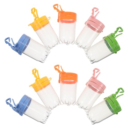 MILISTEN 10 Stück Insekten beobachtungs Tank Wissenschaftsgläser für Insekten Insektenbehälter für Insektenzuchtbeobachtungskäfig Insektensammelkäfige Kinderbetrachter Plastik von Milisten