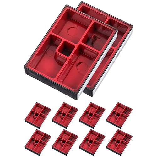 MILISTEN 10 Stück Miniatur Küchenzubehör Teiliges Handgemachte Miniatur Geschirrplatten für Puppenhaus Dekoration DIY Küchenaccessoires Leicht und Langlebig von Milisten