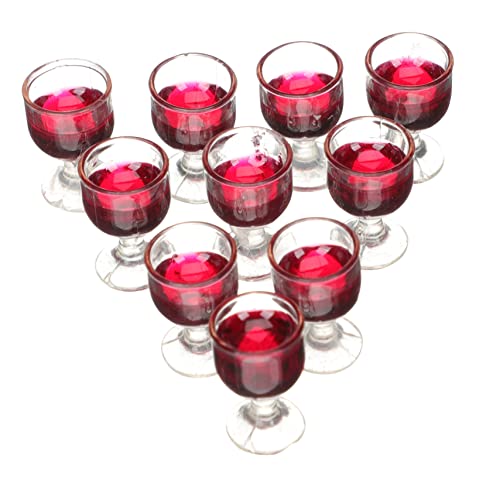 MILISTEN 10 Stück Miniatur-Weinglas-Ornamente Küchenzubehör für Puppenstuben Puppe Weingläser Miniaturflöte Mini Wein dekorativ Dolly-House-Brille Miniaturglas Puppenbrille PVC rot MILISTEN 10 Stück Miniatur-Weinglas-Ornamente Küchenzubehör für Puppenstuben Puppe Weingläser Miniaturflöte Mini Wein dekorativ Dolly-House-Brille Miniaturglas Puppenbrille PVC rot von Milisten