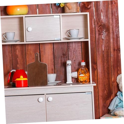 MILISTEN 10 Stück Puppenhaus Küchenzubehör Holzmodell Realistische Kleine Schneidebretter Dekorativ und Langlebig für DIY Basteln von Milisten