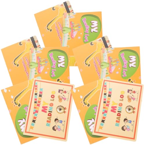 MILISTEN 10 Stück Leseprotokoll für Kinder Englisch Lese Sparbuch Pädagogische Lesekarten Lesebuch zur Aufzeichnung für Schulanfänger und Leseförderung MILISTEN 10 Stück Leseprotokoll für Kinder Englisch Lese Sparbuch Pädagogische Lesekarten Lesebuch zur Aufzeichnung für Schulanfänger und Leseförderung von Milisten