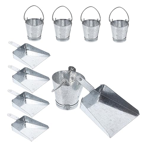 MILISTEN 10 Stück Teiliges Miniatur Eimer und Kehrschaufel für Puppenhaus Metallische Deko Accessoires für Garten und Mikrolandschaften für Kreative DIY Projekte MILISTEN 10 Stück Teiliges Miniatur Eimer und Kehrschaufel für Puppenhaus Metallische Deko Accessoires für Garten und Mikrolandschaften für Kreative DIY Projekte von Milisten