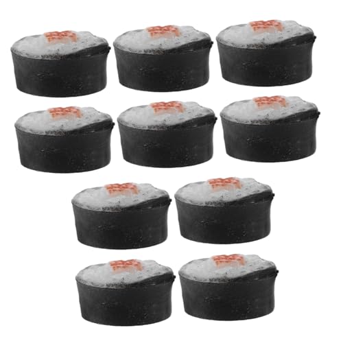 MILISTEN 10 Stück Teiliges Miniatur Sushi Set DIY für Erwachsene Kreative Küchen Deko Japanische Reisrollen Modelle Handgefertigte Puppenhaus Requisiten Lernspielzeug für Mädchen und MILISTEN 10 Stück Teiliges Miniatur Sushi Set DIY für Erwachsene Kreative Küchen Deko Japanische Reisrollen Modelle Handgefertigte Puppenhaus Requisiten Lernspielzeug für Mädchen und von Milisten