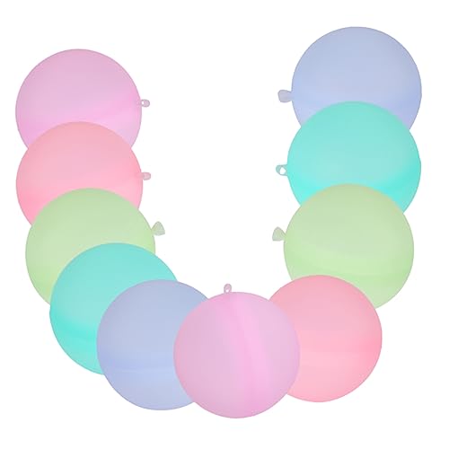 MILISTEN 10 Stück Wasserballonspielzeug outdoor Wiederverwendbare Wasserballons Kinderspielzeug im Freien Outdoor-Wasserspielzeug Poolpartyspielzeug Kieselgel MILISTEN 10 Stück Wasserballonspielzeug outdoor Wiederverwendbare Wasserballons Kinderspielzeug im Freien Outdoor-Wasserspielzeug Poolpartyspielzeug Kieselgel von Milisten