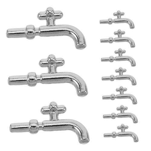 MILISTEN 10-teiliges Miniatur-Wasserhahn- : Puppenhaus-Badezimmer Und Küche, DIY-zubehör – Kunststoff-einhand-Wasserhahn-Modell Zum Spielen Für Kinder MILISTEN 10-teiliges Miniatur-Wasserhahn- : Puppenhaus-Badezimmer Und Küche, DIY-zubehör – Kunststoff-einhand-Wasserhahn-Modell Zum Spielen Für Kinder von Milisten