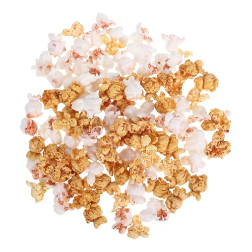 MILISTEN 100 Stück Kreative Popcorn Dekorationen Simuliertes Popcorn für DIY Bastelprojekte und Hausaccessoires Buntes für Freunde und Familie von Milisten