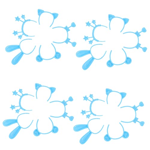 MILISTEN 100 Stück Mini Puppen Haarreifen Teiliges Zubehör mit Blauen Hasenohren Bärenohren Katzenohren Herz und Stern Designs Puppendekoration Fotografie und DIY Projekte MILISTEN 100 Stück Mini Puppen Haarreifen Teiliges Zubehör mit Blauen Hasenohren Bärenohren Katzenohren Herz und Stern Designs Puppendekoration Fotografie und DIY Projekte von Milisten