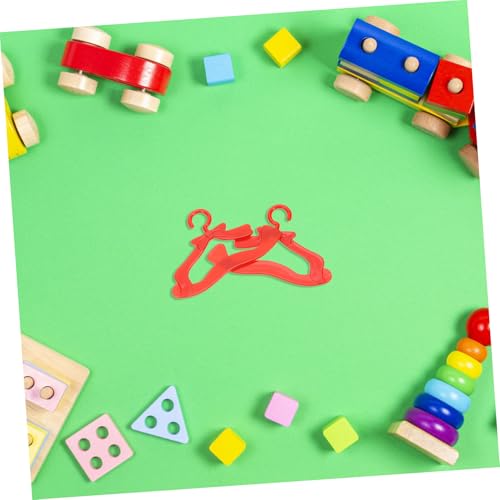 MILISTEN 100 Stück Mini Puppenkleiderbügel mit Schleifen Design Stabile Kunststoffbügel für Puppenkleidung Zubehör für Puppenhäuser und Kinderkleiderschränke Rot MILISTEN 100 Stück Mini Puppenkleiderbügel mit Schleifen Design Stabile Kunststoffbügel für Puppenkleidung Zubehör für Puppenhäuser und Kinderkleiderschränke Rot von Milisten