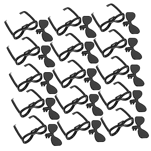MILISTEN 100 Stück Sonnenbrillen Spielzeugzubehör Mini mit Gläser für Handwerk Mädchen gefälschte Kinderbrille winzige Brille Kinderspielzeug Brille Plastik Black MILISTEN 100 Stück Sonnenbrillen Spielzeugzubehör Mini mit Gläser für Handwerk Mädchen gefälschte Kinderbrille winzige Brille Kinderspielzeug Brille Plastik Black von Milisten