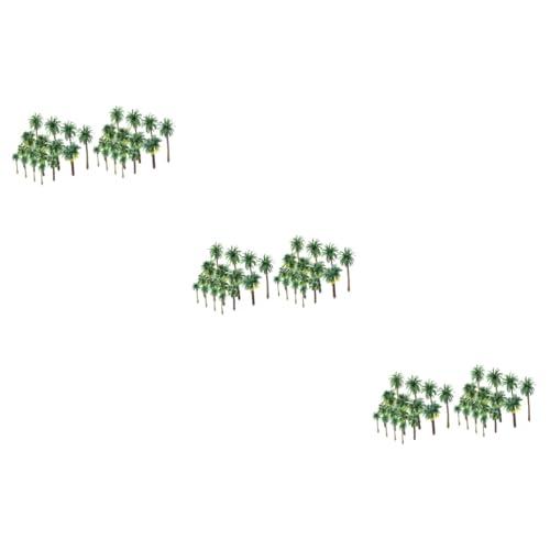 MILISTEN 108 STK Künstliche Kokospalme Mini-modellbäume Modelleisenbahn Bäume Gefälschte Bäume Palmenfiguren Puppenhaus-dekor Miniatur-landschaftszubehör Diorama Baumschmuck Anlage Plastik von Milisten