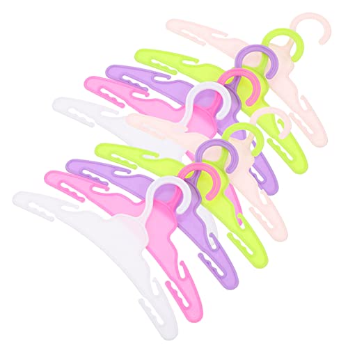 MILISTEN 10Stücke Teiliges Mini Puppenkleiderbügel aus Praktische Kleine Hänger für Puppenkleidung und Mini Deko für Puppenliebhaber und Ab Jahren von Milisten