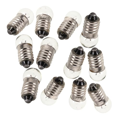 MILISTEN 12 Pcs Mini -glühbirnen Kleine Elektrische Glühbirne Kleine Glühbirnen Ersatz -Mini -lampenlampen Für Physik Elektrische Experimente Zubehör von Milisten