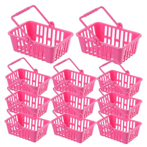 MILISTEN 12 Stück Mini -einkaufskorbsspielzeug Für Wagen Körbe Puppe Klein Mit Miniatur Mini-hausbedarf Hausdekoration Mini-einkaufskorb Einkaufskorb Prop Korb Mini- Plastik Rosa MILISTEN 12 Stück Mini -einkaufskorbsspielzeug Für Wagen Körbe Puppe Klein Mit Miniatur Mini-hausbedarf Hausdekoration Mini-einkaufskorb Einkaufskorb Prop Korb Mini- Plastik Rosa von Milisten