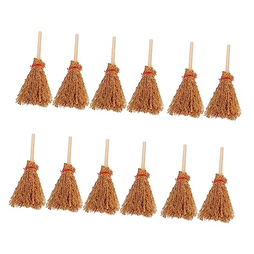 MILISTEN 12 Stück Miniatur Hexenbesen Kreative Halloween Dekoration für Holzfarbe für Puppenhäuser und Bastelprojekte Handgemachte Accessoires für Mini Landschaften MILISTEN 12 Stück Miniatur Hexenbesen Kreative Halloween Dekoration für Holzfarbe für Puppenhäuser und Bastelprojekte Handgemachte Accessoires für Mini Landschaften von Milisten
