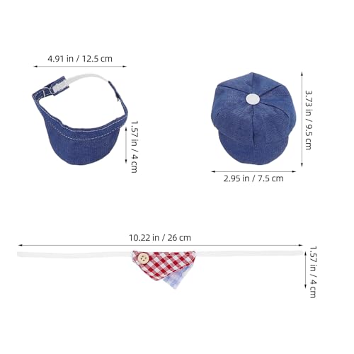 MILISTEN 12 Stück Puppen-Dreiecksschal – Mini-Baskenmütze, Sommermützen – Spielzeug-Minimützen, Puppenhaus-Schal, Kleidung für Puppenschals, Dekorationen MILISTEN 12 Stück Puppen-Dreiecksschal – Mini-Baskenmütze, Sommermützen – Spielzeug-Minimützen, Puppenhaus-Schal, Kleidung für Puppenschals, Dekorationen von Milisten